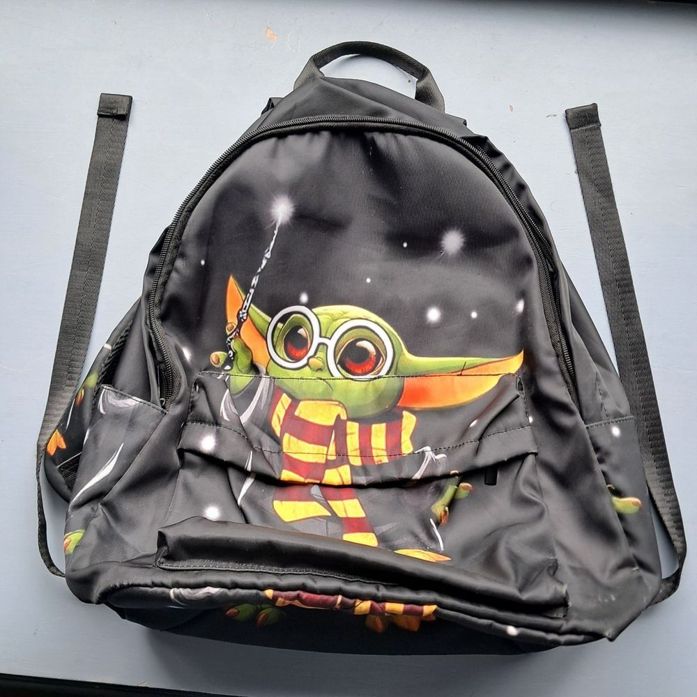Harry‎ Potter Yoda Backpack School Laptop Magic Wand